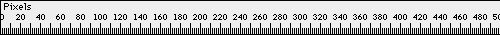 BitMedia ruler 500 pixels long