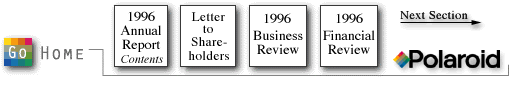 Polaroid Corporation Annual Report 1996